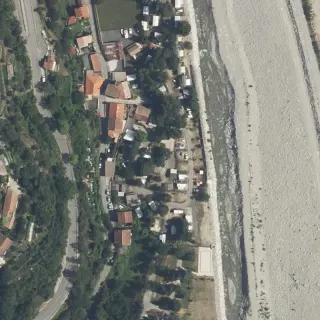 Luftbild von Camping Les Templiers