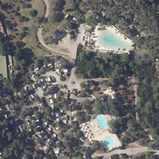 Luftbild von Camping La Pierre Verte