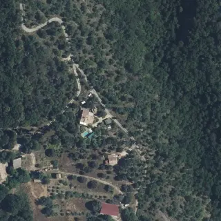 Aerial view of Lou Pebre d'ail