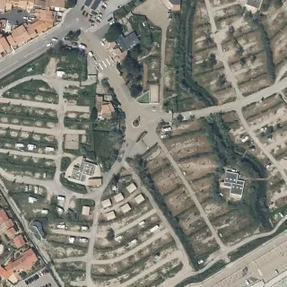 Aerial view of Camping La Brise