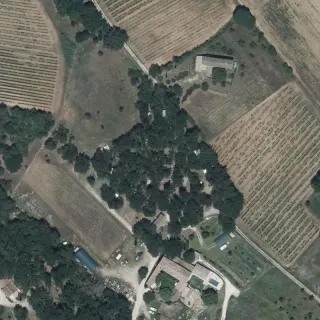 Vue aérienne de Camping Les Boudougnes