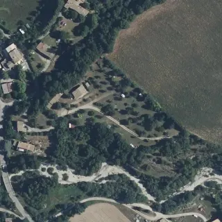 Vue aérienne de Camping "Les randonneurs"