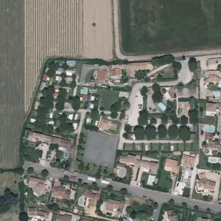Luftbild von Camping Le lavandin