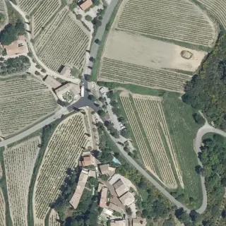 Vue aérienne de Parking de Suzette