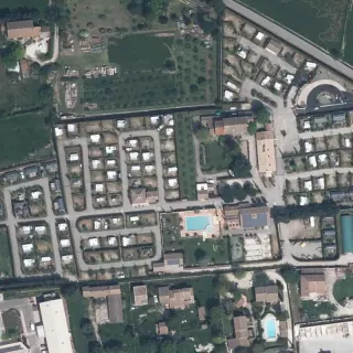 Aerial view of Camping Monplaisir