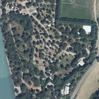 Aerial view of Les Mille vents