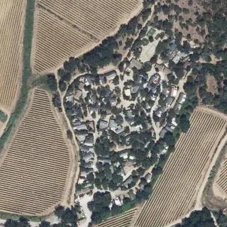 Aerial view of La Rouillère