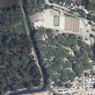 Vue aérienne de Camping Le Pansard