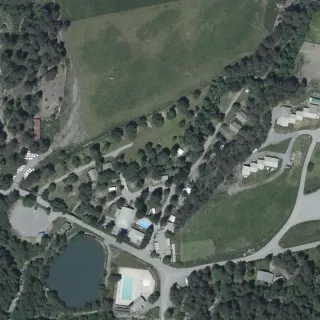Vue aérienne de Lou Passavous