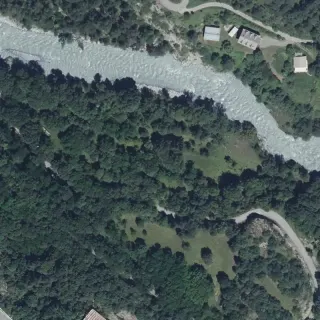 Luftbild von La Source