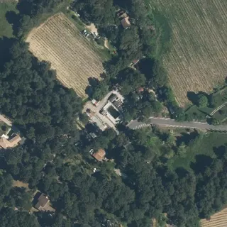Vue aérienne de La Pinède