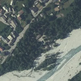 Aerial view of Camping le Bocage
