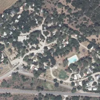 Luftbild von Les Bruyères