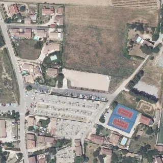 Luftbild von Camping-Car Park Le Val