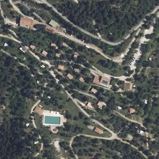 Vue aérienne de Le Haut Chandelalar