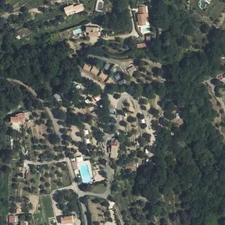 Aerial view of Les Gorges du Loup