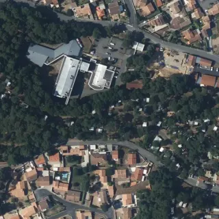 Luftbild von Le Vieux Moulin