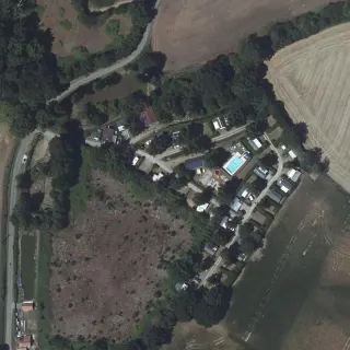 Luftbild von Camping les Braudières