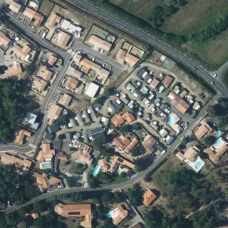 Aerial view of Le Logis