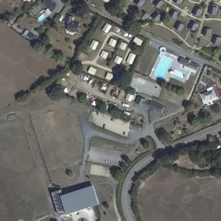 Aerial view of Glamping de Sainte-Suzanne