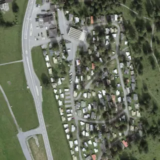 Luftbild von St. Cassian