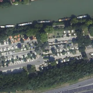 Aerial view of Camping Paris-Est
