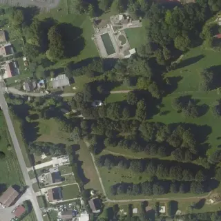 Vue aérienne de Hippo Camp