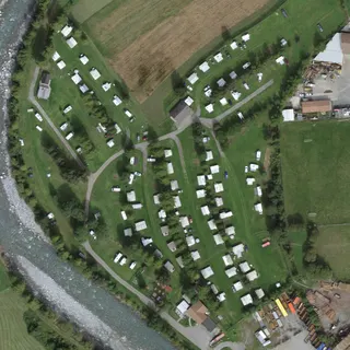 Luftbild von Camping Cul