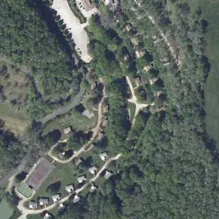 Vue aérienne de Le moulin de Surier