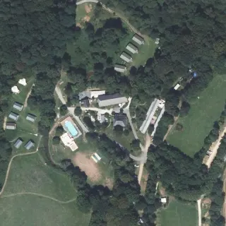 Luftbild von La Bonne Source