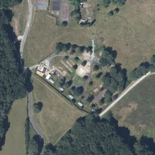 Aerial view of Le Péchadoire