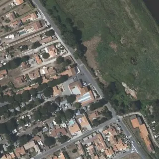 Vista aerea di Camping Barataud