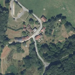 Vista aerea di Le Tairial