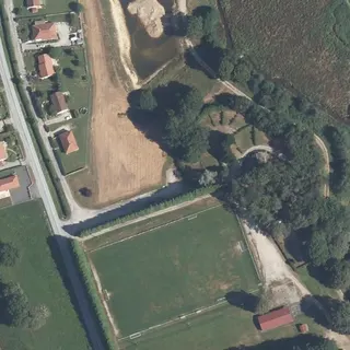 Flyfoto av Aire d'accueil Camping-Cars de Saint-Dizier-Masbaraud