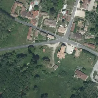 Vista aerea di Area di sosta