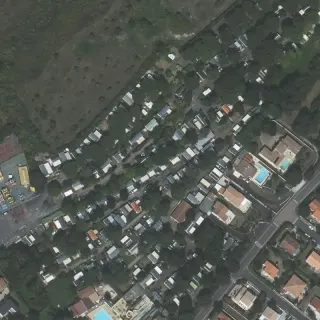 Vista aerea di Camping Les Ormeaux