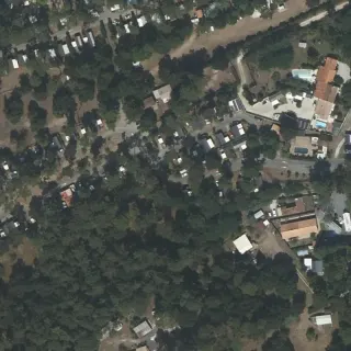 Vue aérienne de La Pinède