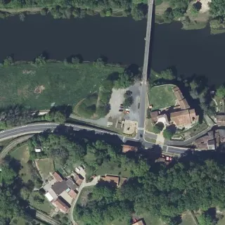 Luftbild von Aire communale de Sourzac