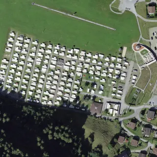 Luftbild von Camping Pradafenz
