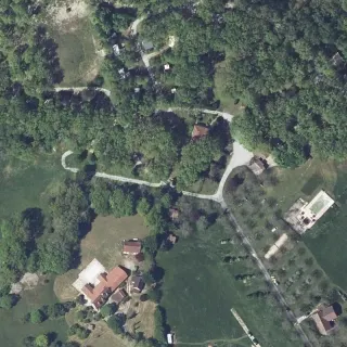 Vue aérienne de Les Pastourels