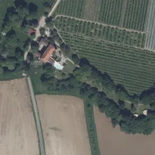 Vue aérienne de Le Moulin de Saint-Laurent