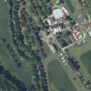 Aerial view of Camping Maisonneuve