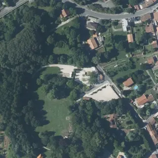 Vue aérienne de Parc des charmilles - Aigre