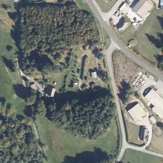 Vista aerea di Camping des Monédières