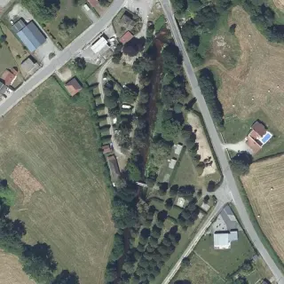 Luftbild von Camping de la Voueize