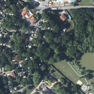 Vista aerea di Le Ruisseau