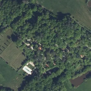 Luftbild von Camping La Garenne