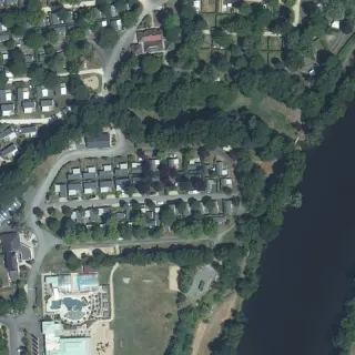 Aerial view of Camping La Roche Posay Vacances