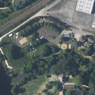 Luftbild von Camping du Chillou