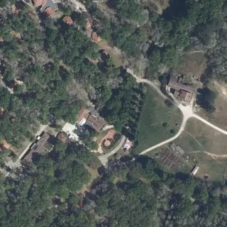 Vista aerea di La Taillade